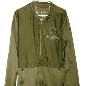 NFL Dallas Cowboys army jacket team apparel size l